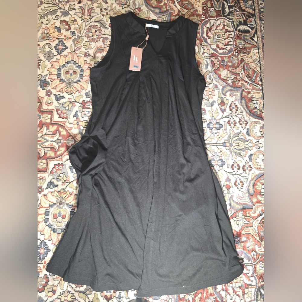Women's Elegant Black Maxi Dress